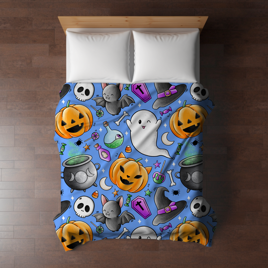 Blanket - Halloween - Blue Friends
