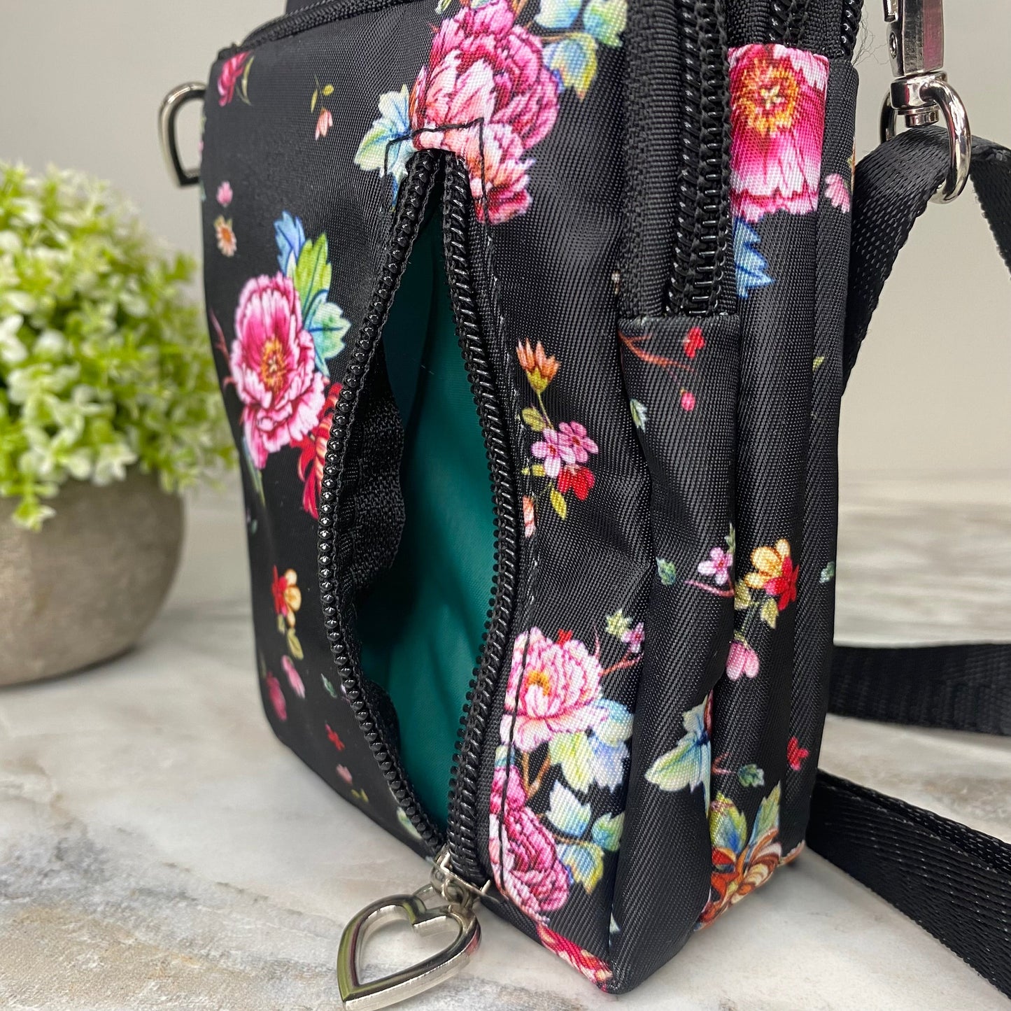 Mia Crossbody Nylon Wallet