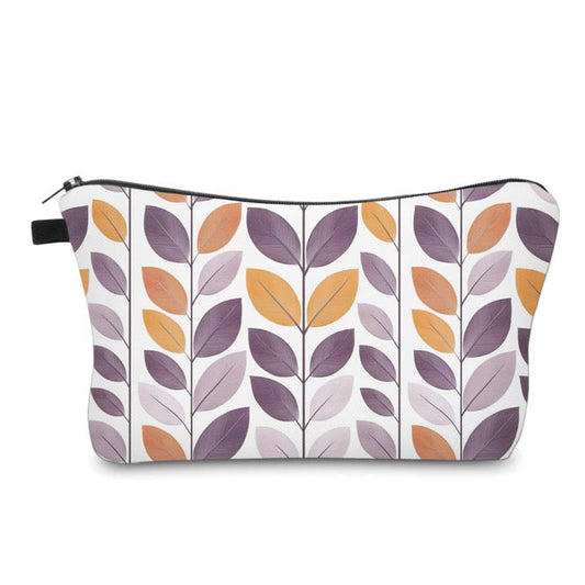 Pouch - Purple Orange Leaves