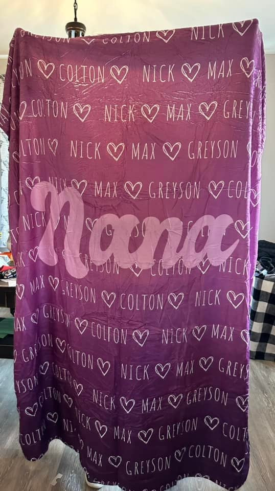 Custom Blanket - PREORDER - Closes 10/3
