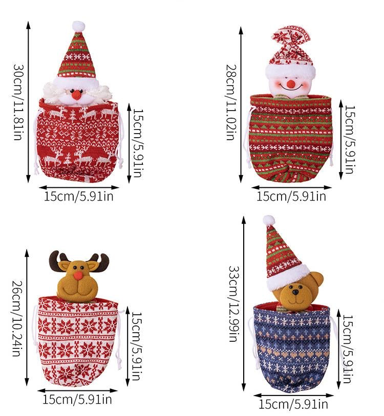 Santa Sack Friends Decor - Holiday Christmas - PREORDER 10/3-10/6