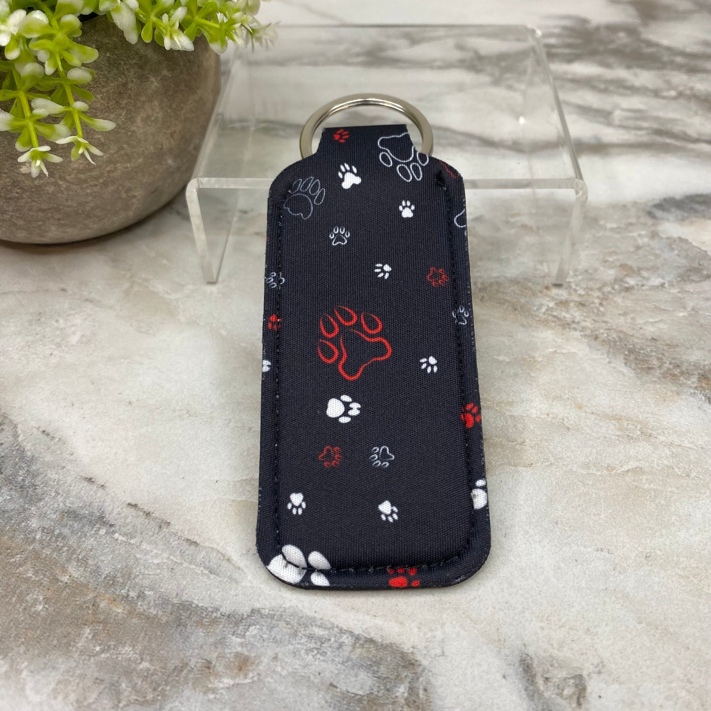 Lip Balm Chapstick Holder - Paw Print - #2