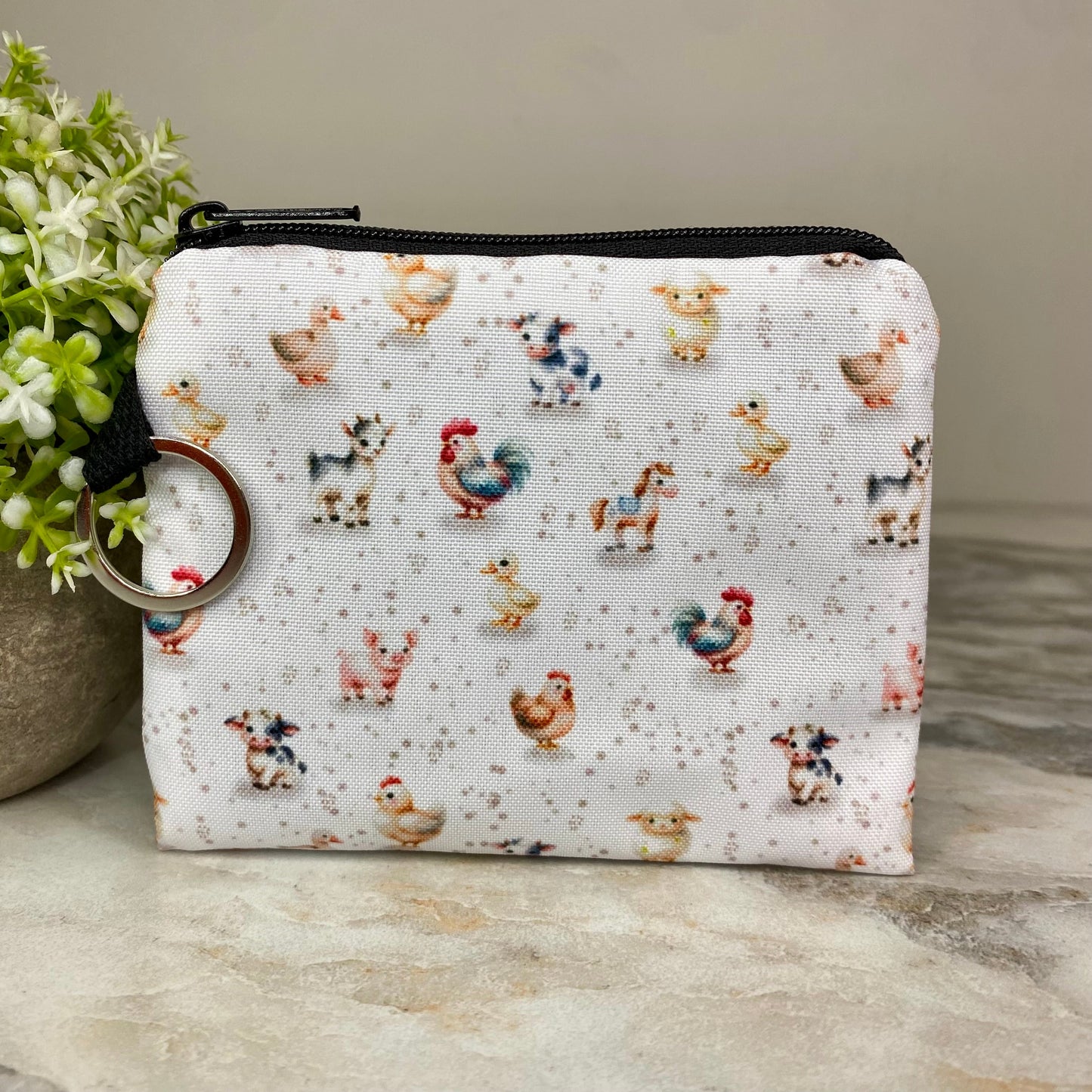 Mini Pouch - Farm Animals Small