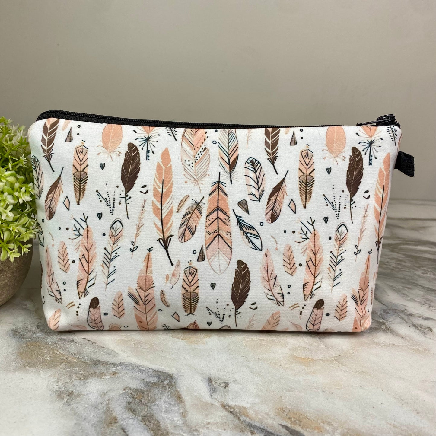 Pouch - Feathers Tan