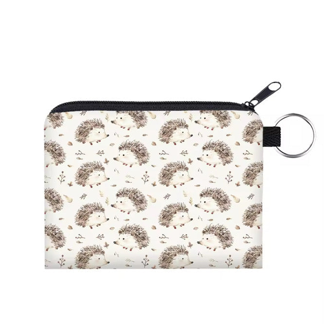 Mini Pouch - Hedgehogs