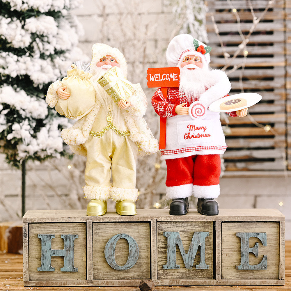 Santa Decor - Holiday Christmas - PREORDER 10/3-10/5
