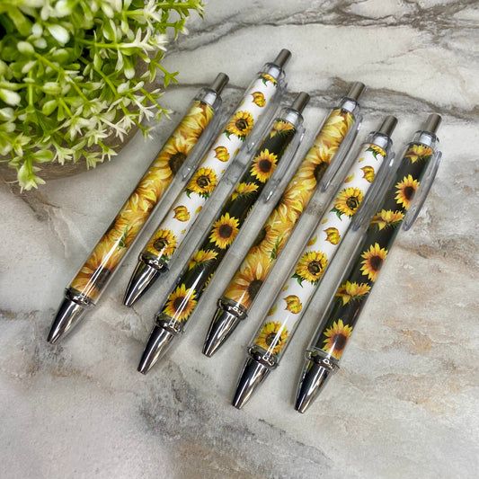 Pen - Clear Sunflower