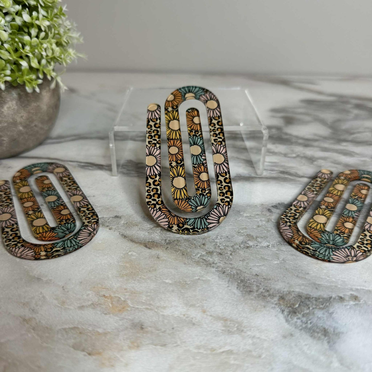 Jumbo Paperclip - Floral Animal