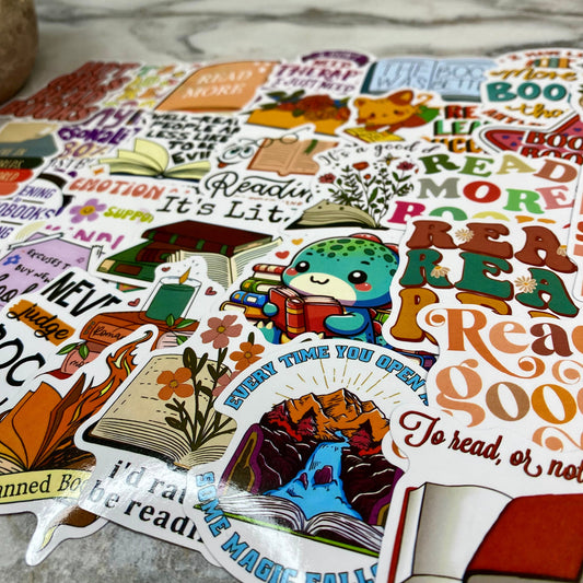 Stickers - Book Sayings