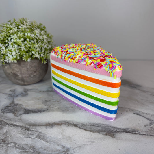 Squishy Toy - Rainbow Cake