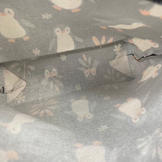 Canvas Pouch XL - Penguins