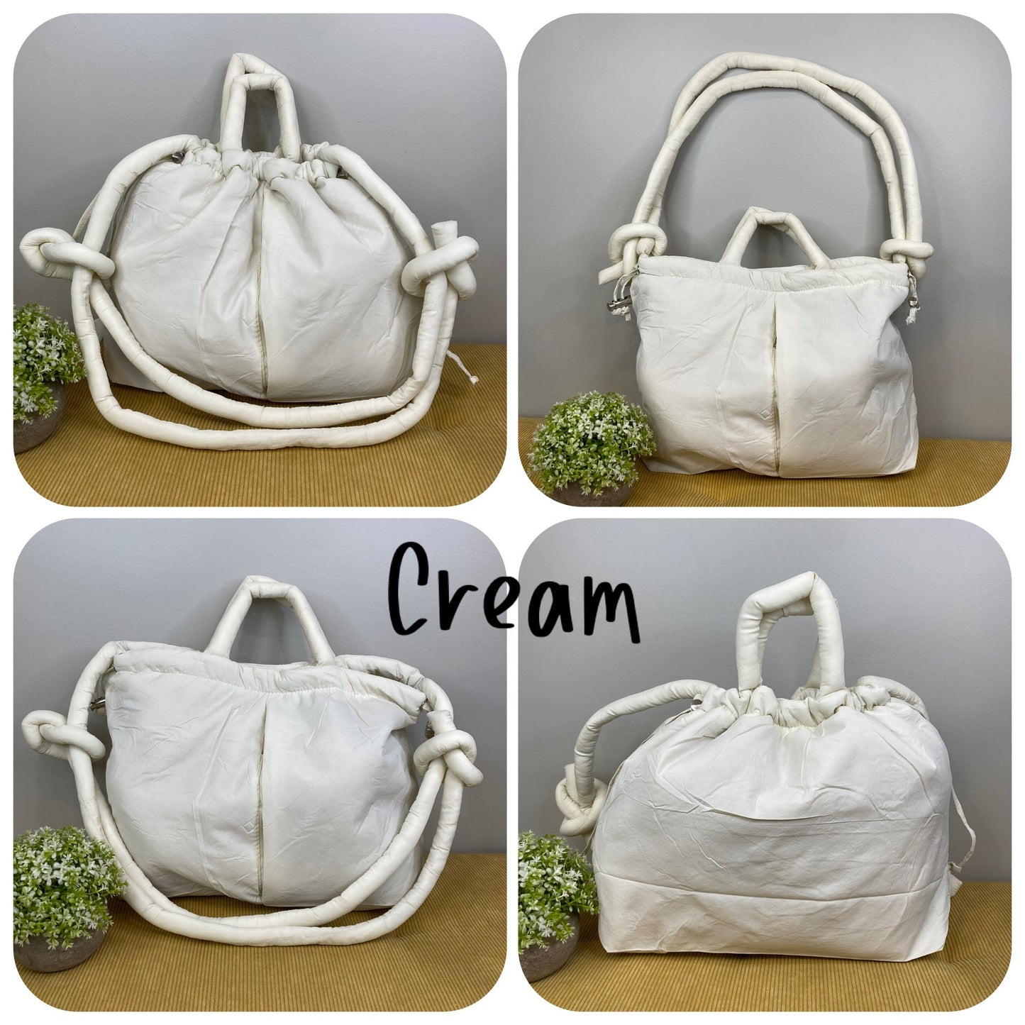 Stevie - Nylon Puff Tote & Backpack