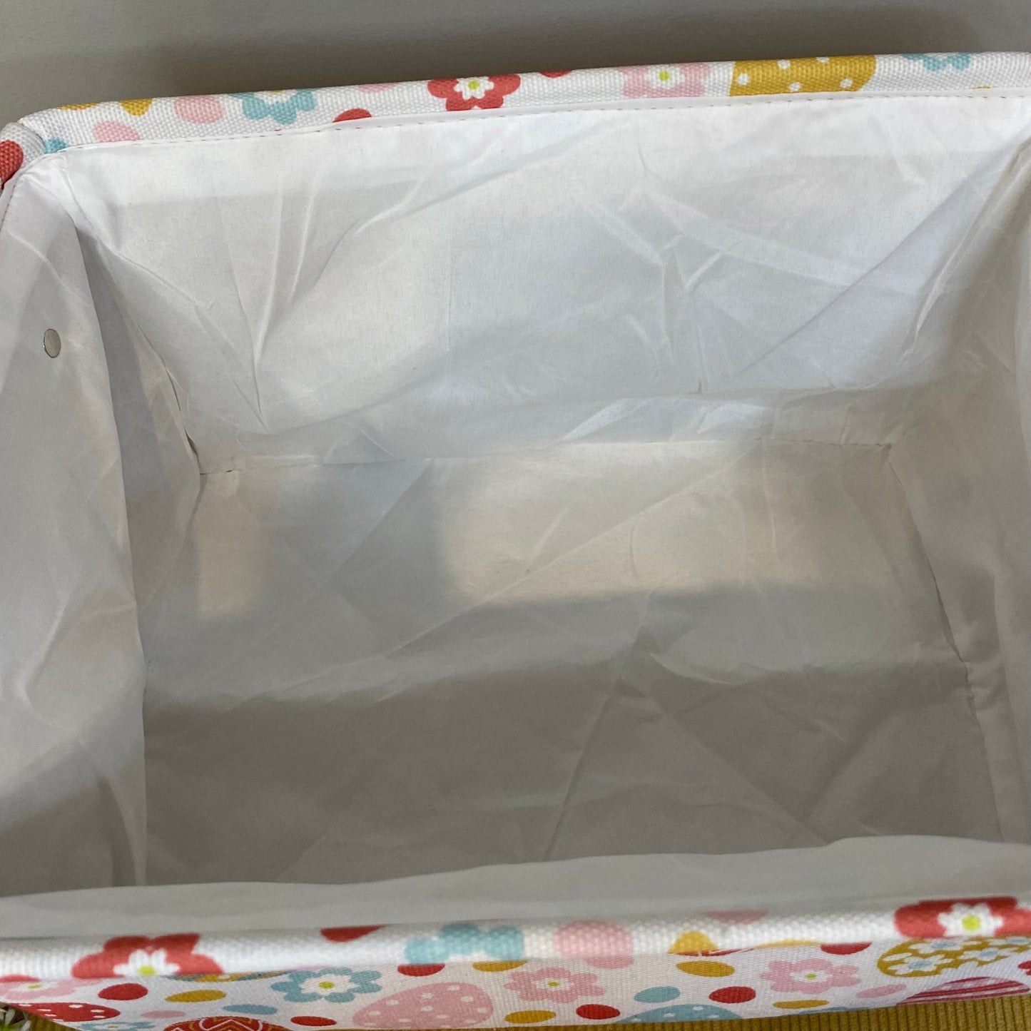 Pop Up Canvas Basket - Easter - Flowers & Eggs