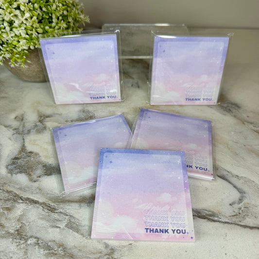 The Sticky Note Collection - Thank You Purple