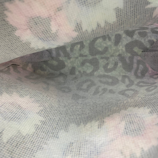 Canvas Pouch XL - Rainbow Sunflower Glitter