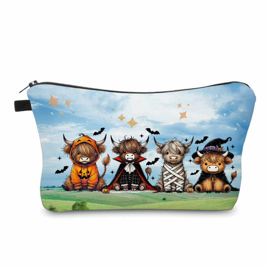 Pouch - Halloween Fall - Highland Cow
