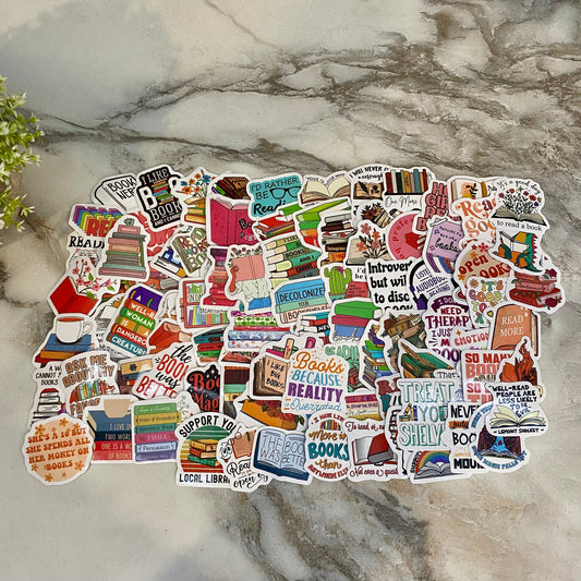 Stickers - Books Mini Sayings