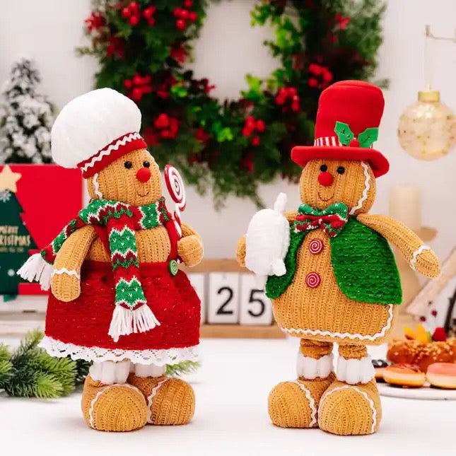 Telescopic Standing Christmas Decor - Gingerbread #2 - PREORDER 10/3-10/6