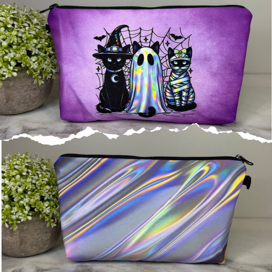 Pouch - Cat Holographic Ghost