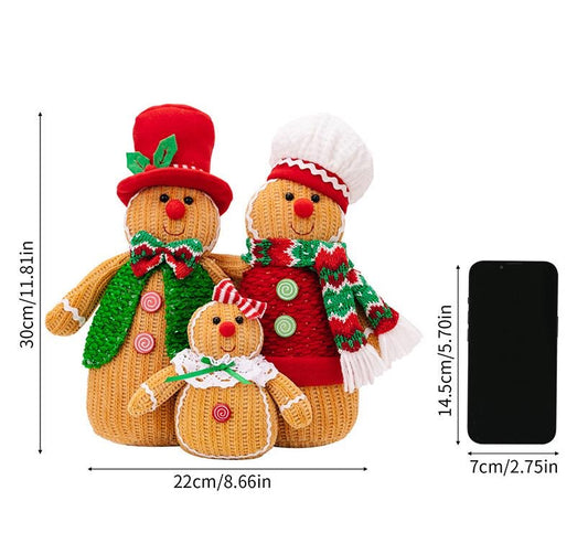 Gingerbread Family - Holiday Christmas - PREORDER 10/3-10/6