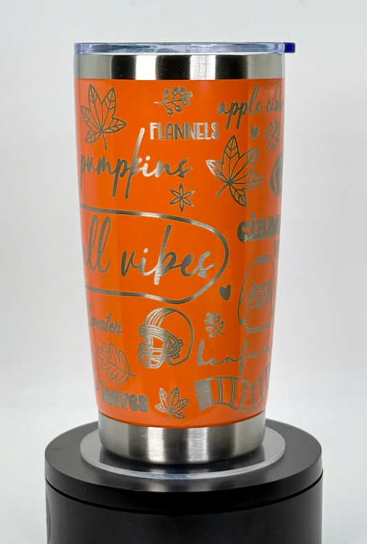 Tumbler 20oz - Halloween & Fall #3 - PREORDER Ends 10/2