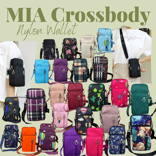 Mia Crossbody Nylon Wallet