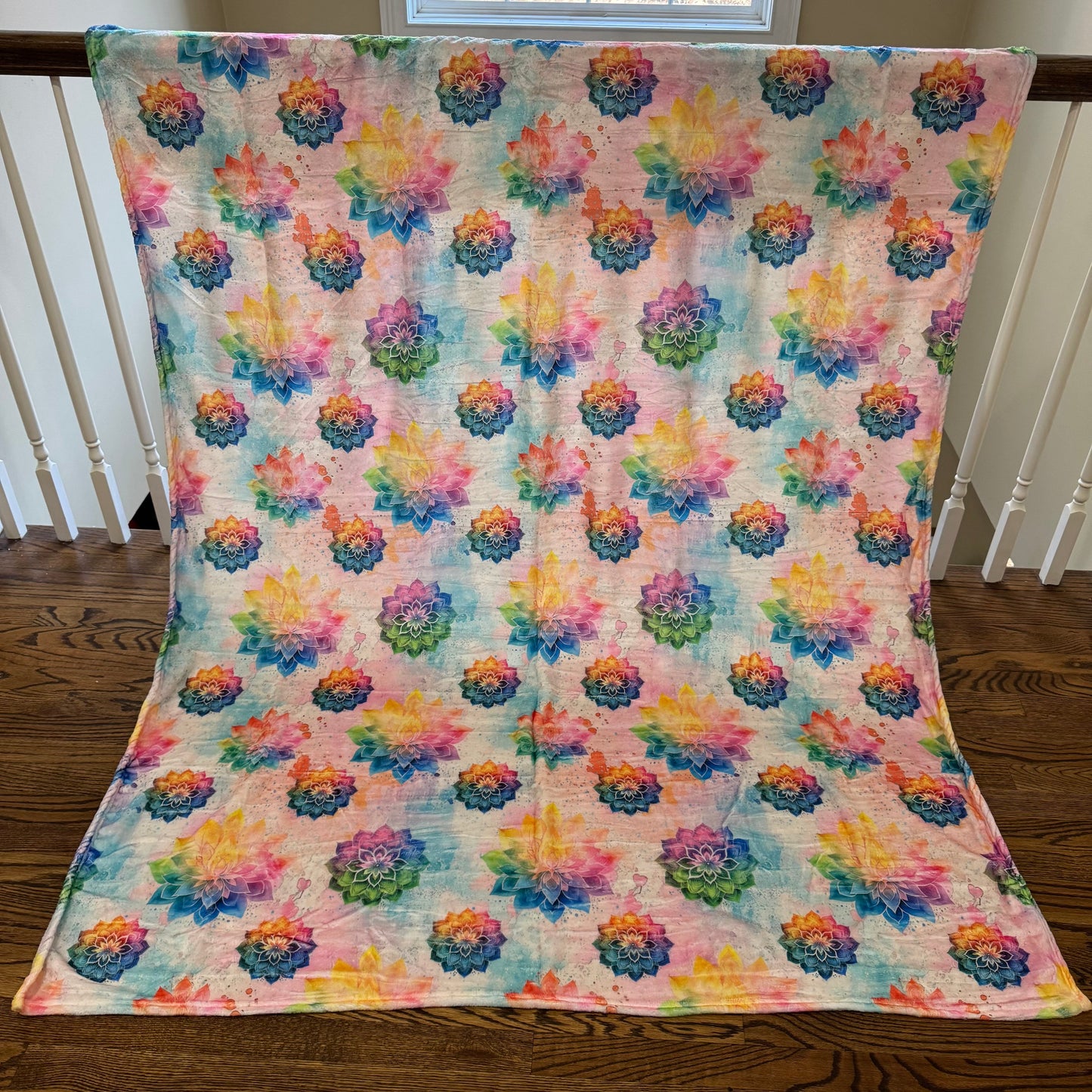 Blanket - Rainbow Mandala