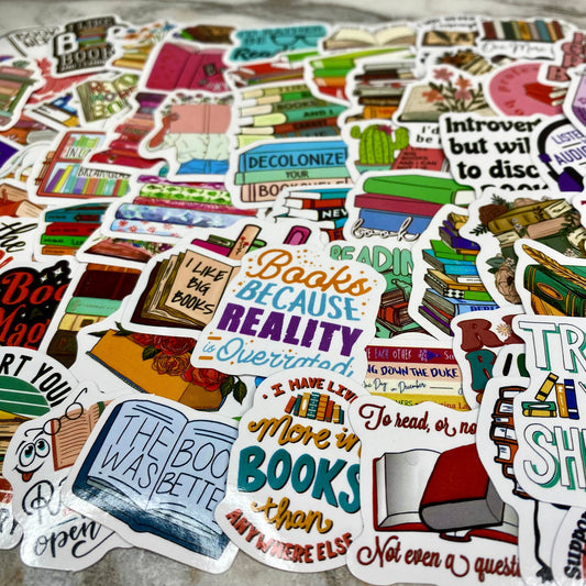Stickers - Books Mini Sayings