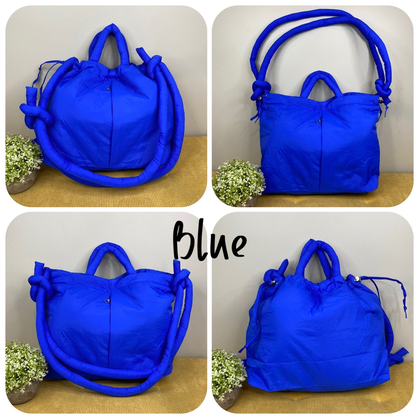 Stevie - Nylon Puff Tote & Backpack
