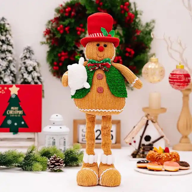 Telescopic Standing Christmas Decor - Gingerbread #2 - PREORDER 10/3-10/6