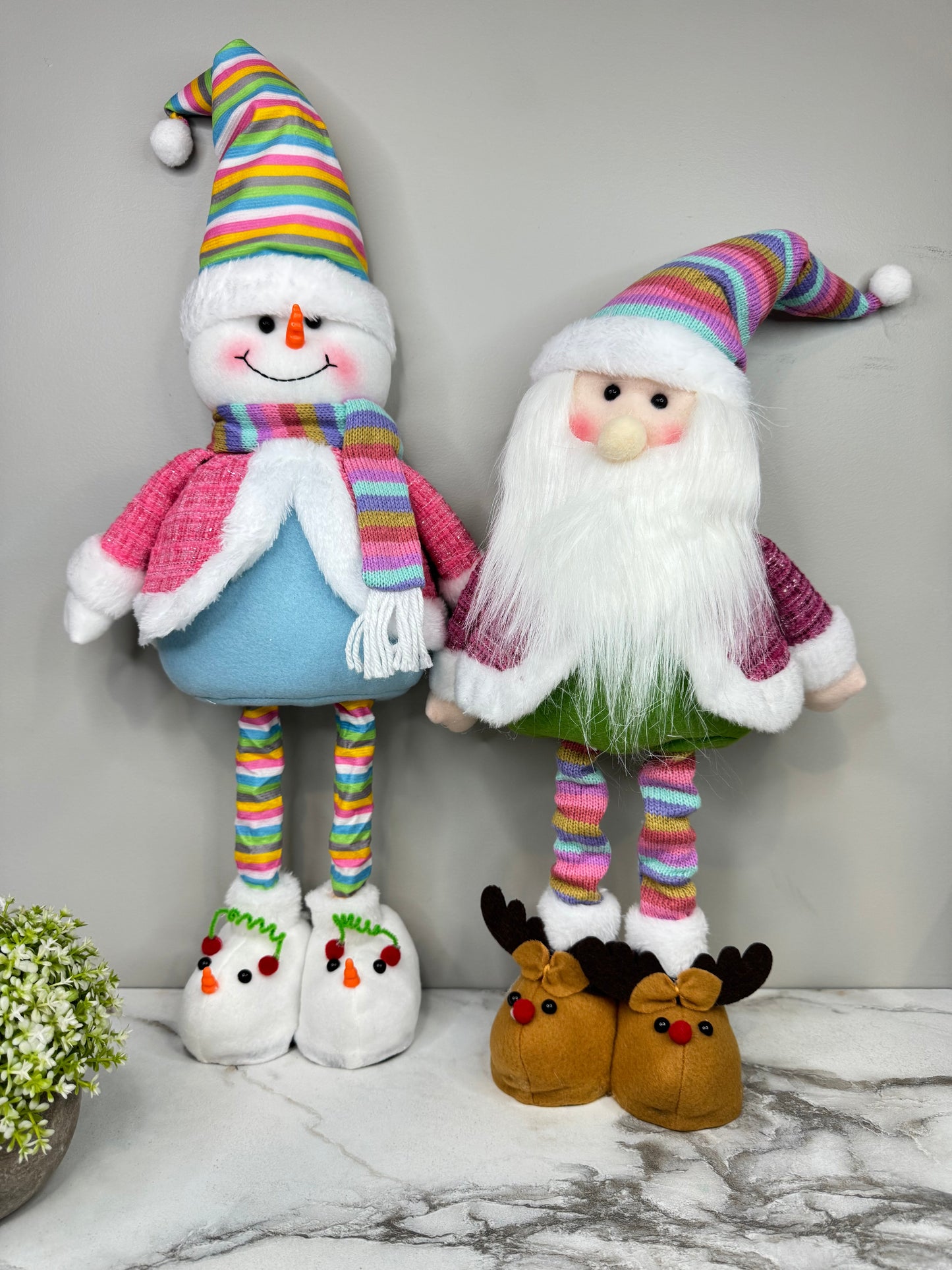 Telescopic Standing Christmas Decor - Colorful Stripe - PREORDER 10/3-10/6