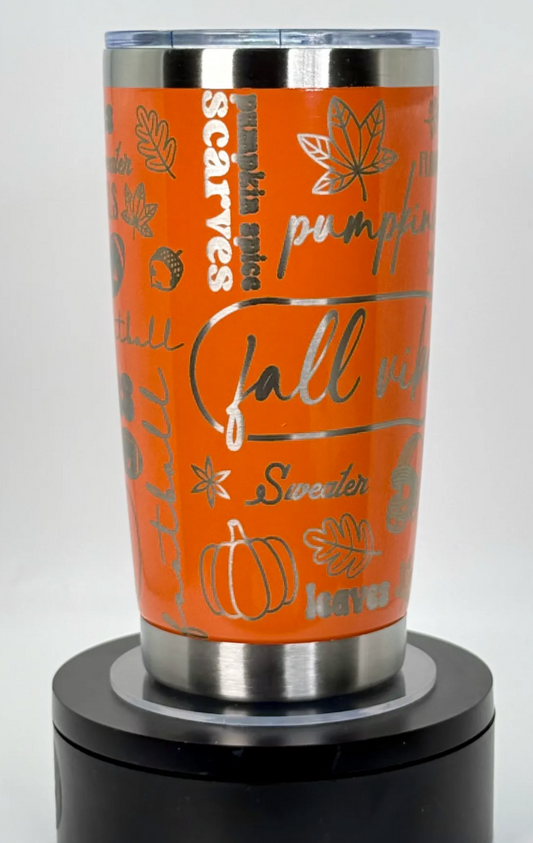 Tumbler 20oz - Halloween & Fall #3 - PREORDER Ends 10/2