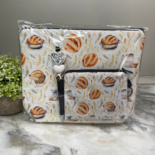 Pouch Xl, Mini Pouch, & Pen Bundled Set - Baking Sourdough