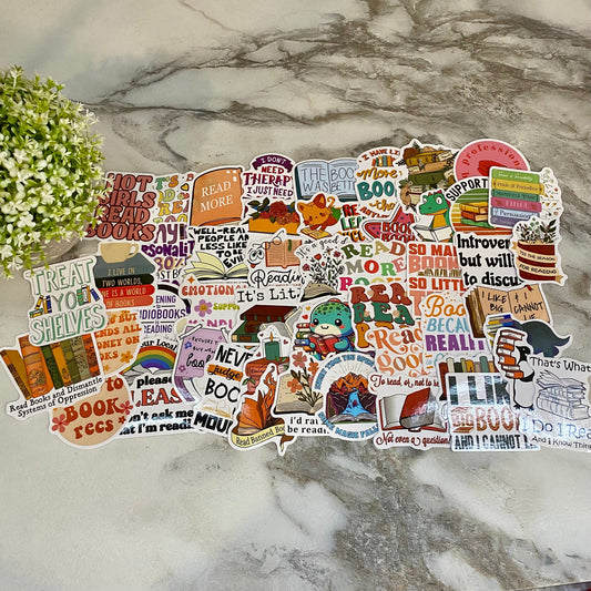 Stickers - Book Sayings
