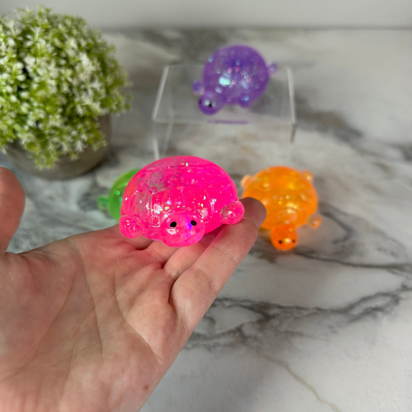 Squishy Toy - Glitter Turtle