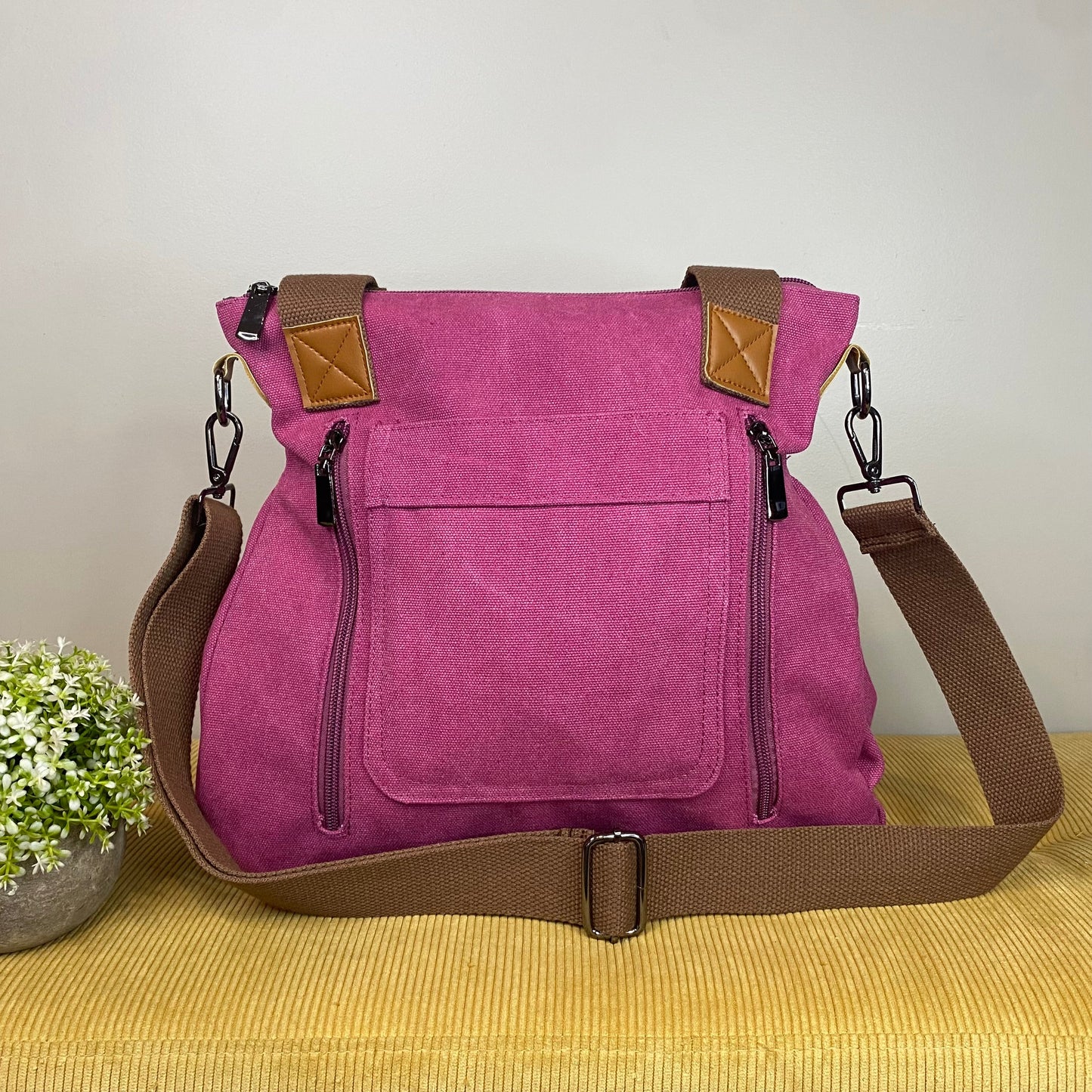Caitlin - Canvas Satchel