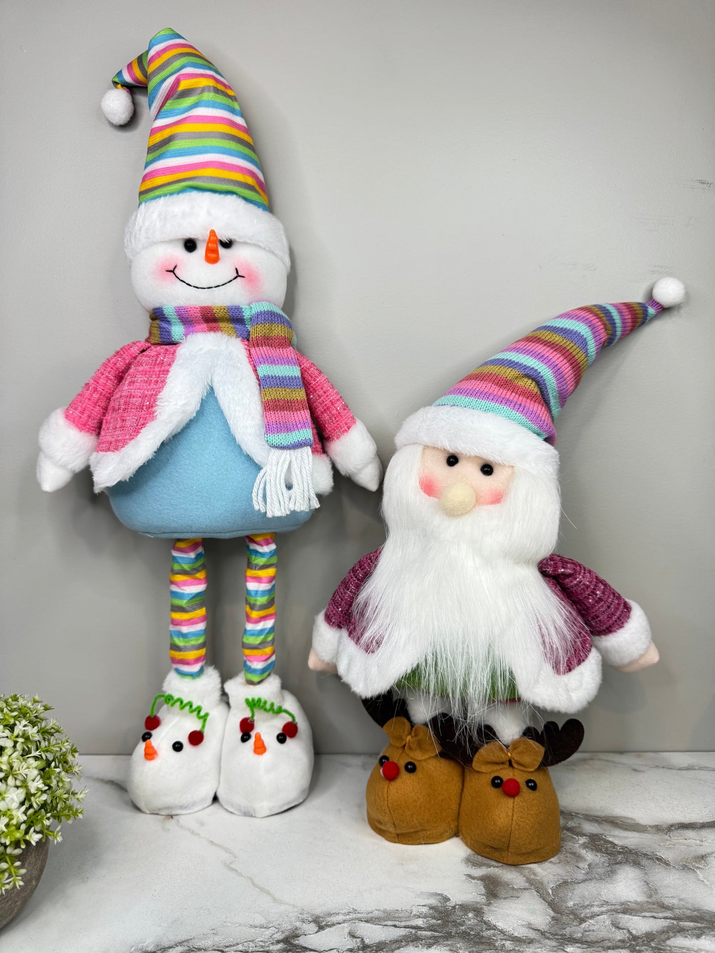 Telescopic Standing Christmas Decor - Colorful Stripe - PREORDER 10/3-10/6