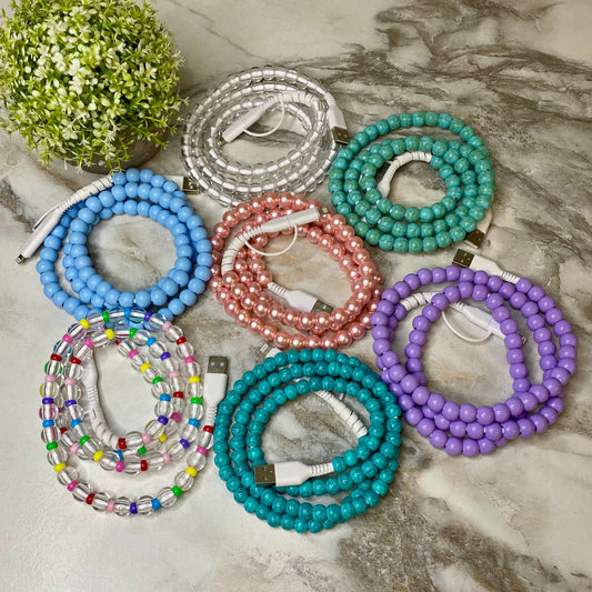 Charging Cord - Beaded #2 - PREORDER