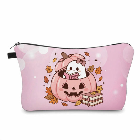Pouch - Halloween Fall - Ghost Pumpkin Book