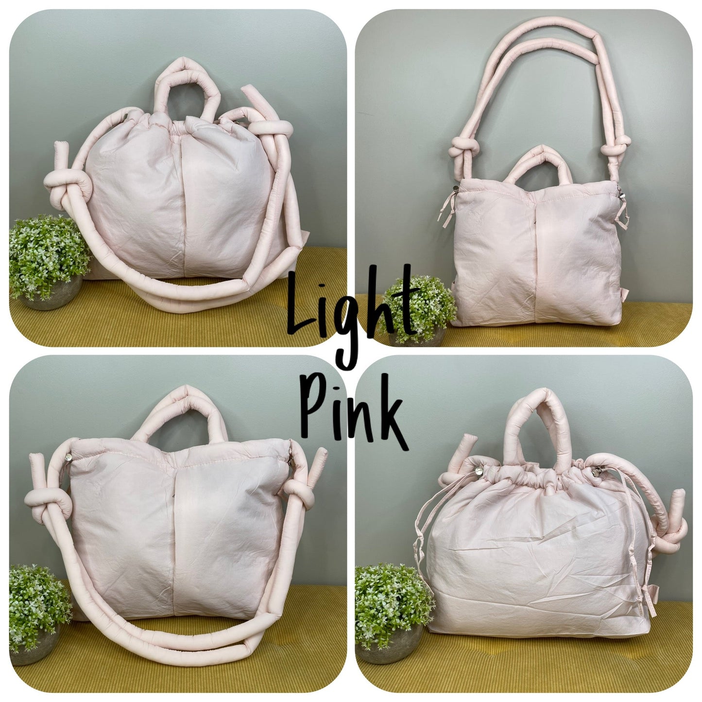 Stevie - Nylon Puff Tote & Backpack