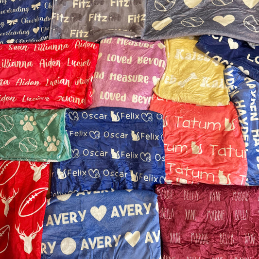 Custom Blanket - PREORDER - Closes 10/3