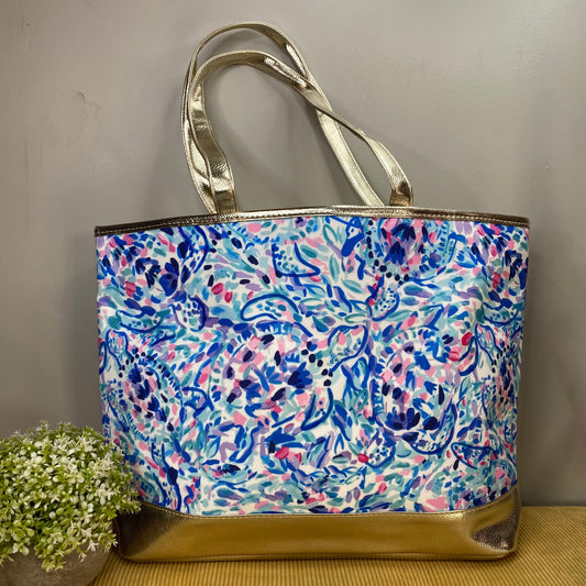 Carry All Bag - Abstract Turtle with Pineapple