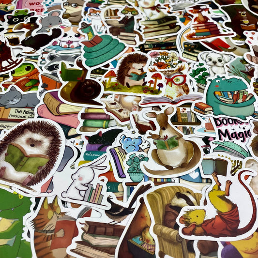 Stickers - Books & Animals