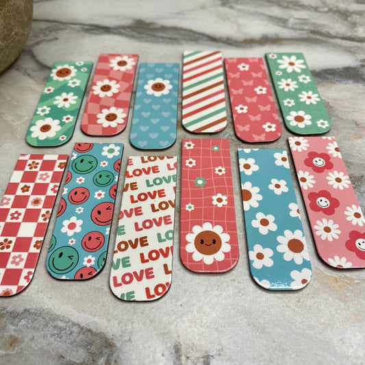 Bookmark - Peace Love Happiness Magnetic Mix