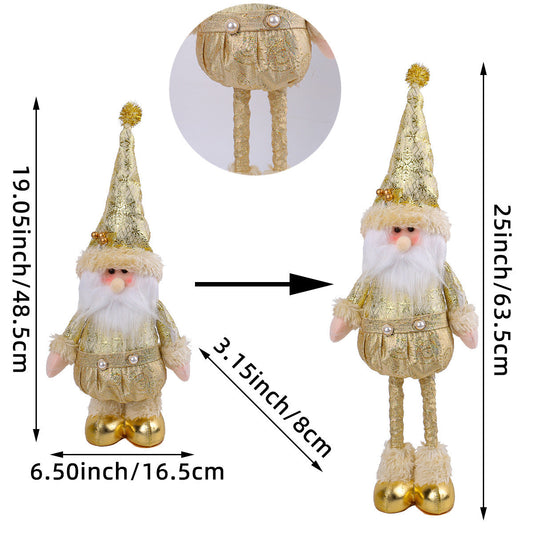 Telescopic Standing Christmas Decor - Gold - PREORDER 10/3-10/6