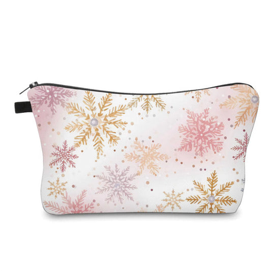 Pouch - Christmas - Pink Snowflake