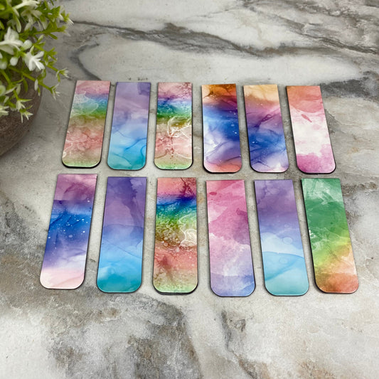 Bookmark -  Watercolor Magnetic Mix