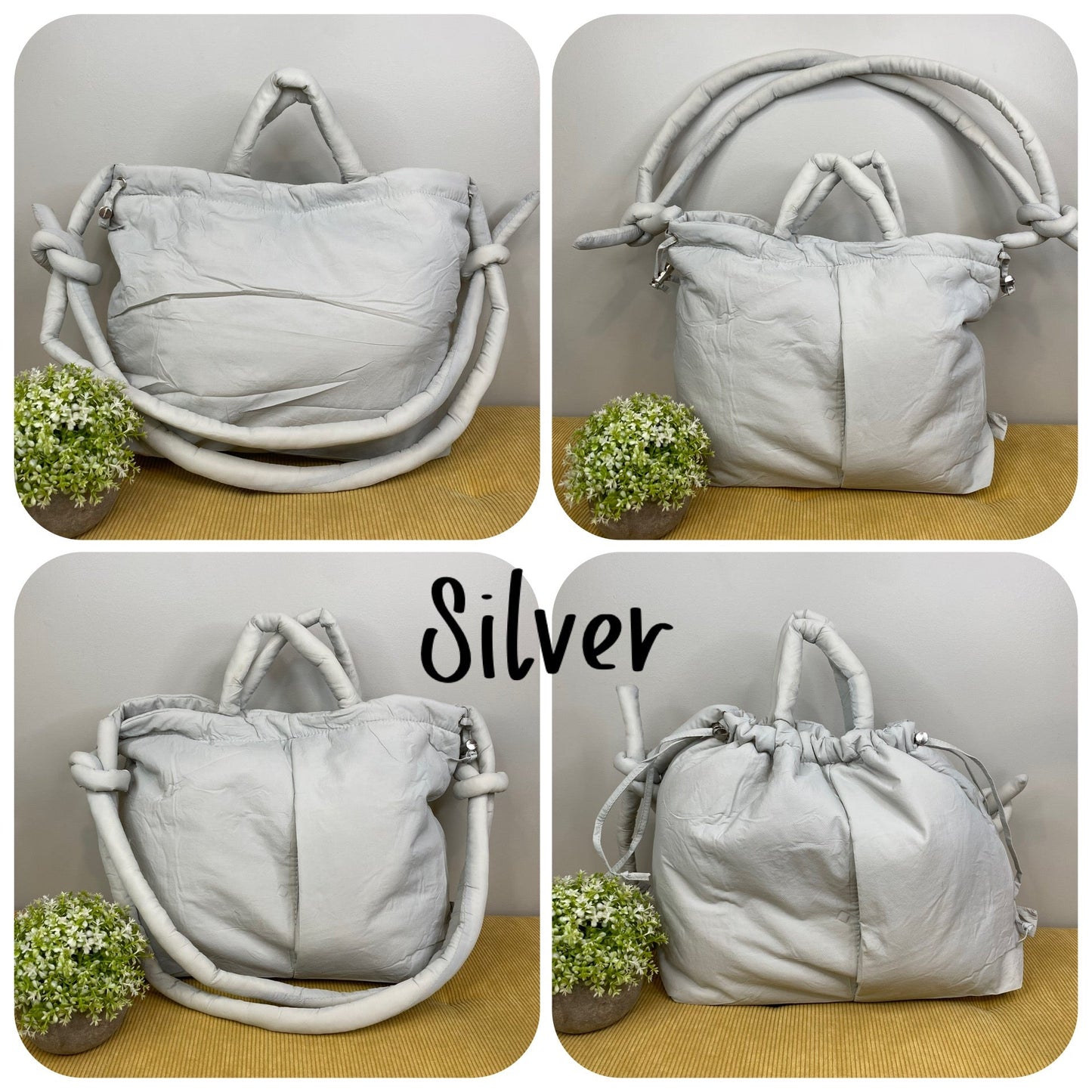 Stevie - Nylon Puff Tote & Backpack