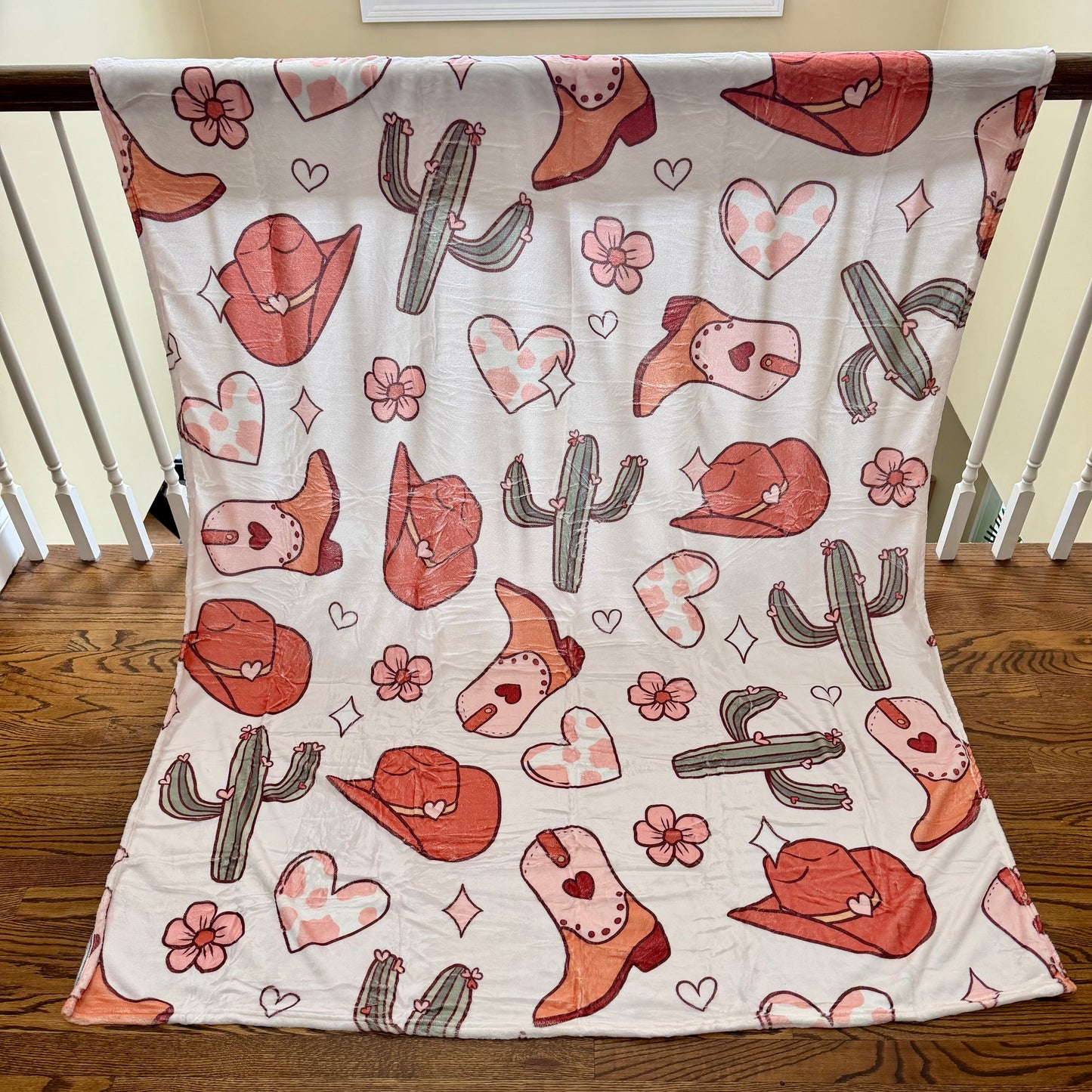 Blanket - Cowboy Cactus Western