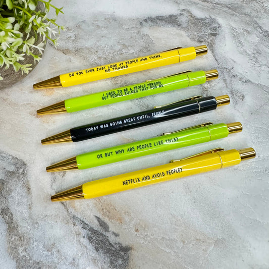 Pen - People Suck Set